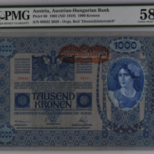 Austria, Oesterreichisch-Ungarische Bank, 1000 Kronen 1902 (ND 1919)